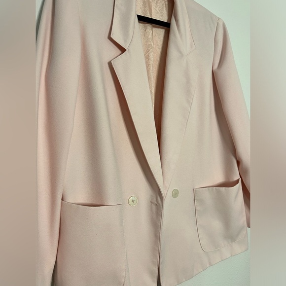 Classic Directions Soft Pink Blazer Size 12 - Picture 2 of 6